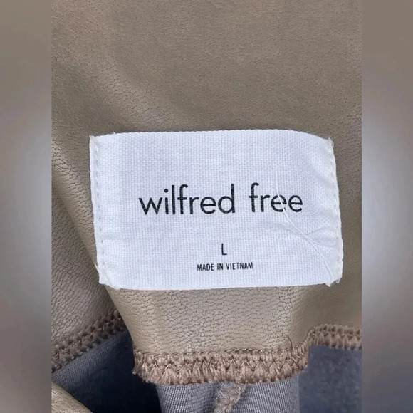 Aritzia Wilfred Free Pant Faux Leather Leggings large - Picture 6 of 9